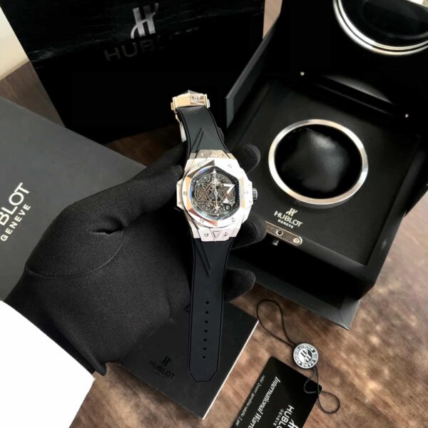 The Hublot Big Bang Sang Bleu King Silver Premium Mens Watch - Image 12