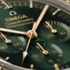 Omega Speedmaster Moonwatch Professional Golden Green Dial Swiss ETA Automatic Men’s Watch - Image 5
