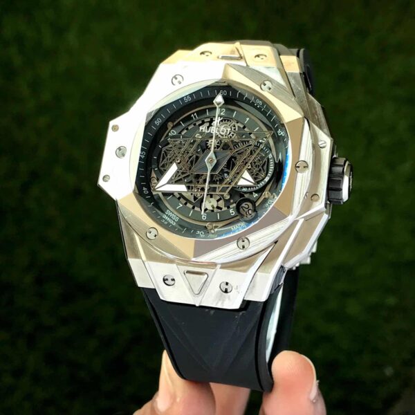 The Hublot Big Bang Sang Bleu King Silver Premium Mens Watch - Image 3