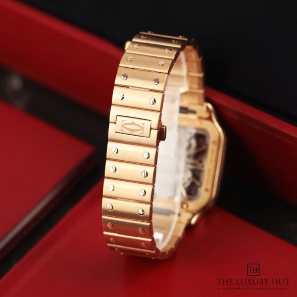 Cartier Santos De Skeleton Rosegold Automatic Men's Watch - Image 7