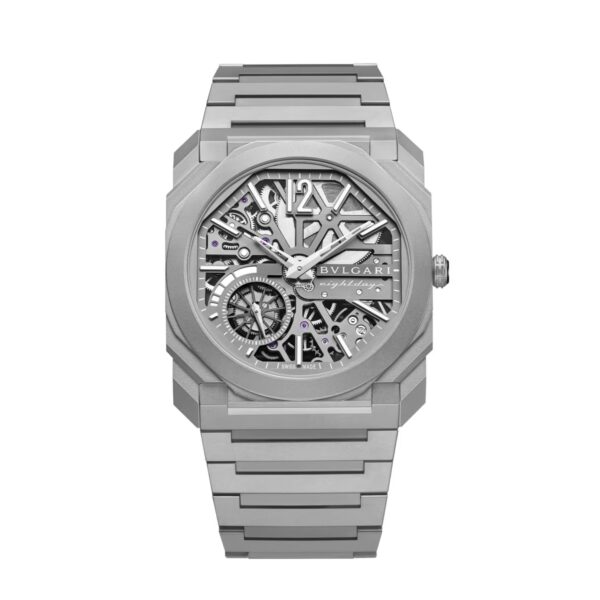 Bvlgari Octo Finissimo Skeleton 8 Days Automatic Mens Watch Watch - Image 3