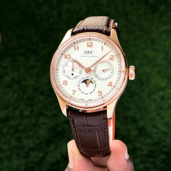 IWC Portugieser Perpetual Calendar 42 Swiss ETA Automatic Mens Watch - Image 3