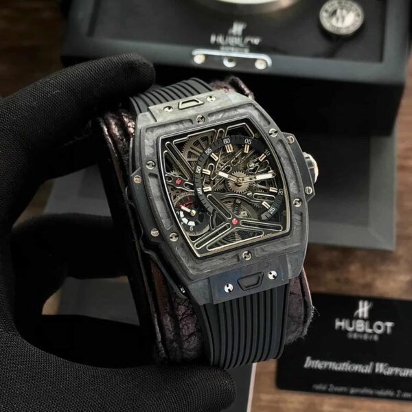 Hublot Spirit of Big Bang Tourbillon Carbon Black 42mm Swiss Automatic Mens Watch