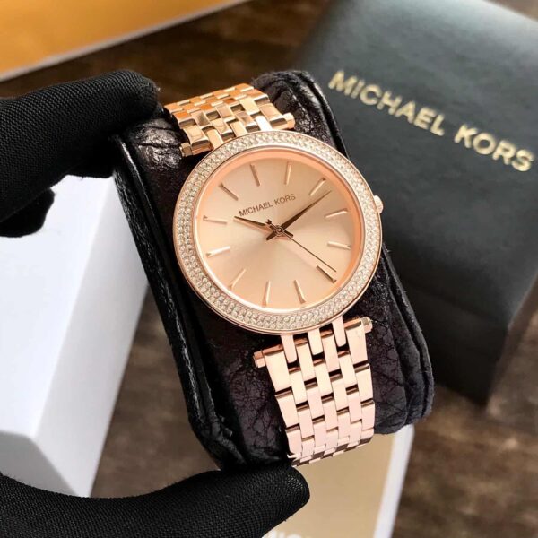 Michael Kors MK3192 Rose Gold Analog Stainless Steel Women's Watch - Image 5