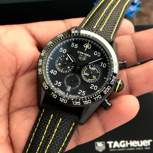 TAG Heuer Carrera X Porsche Yellow Racing Premium Men’s Watch - Image 6