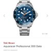 TAG Heuer Aquaracer Professional 300 Date Stainless Steel Automatic Mens Watch - Image 2