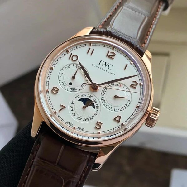 IWC Portugieser Perpetual Calendar 42 Swiss ETA Automatic Mens Watch - Image 7