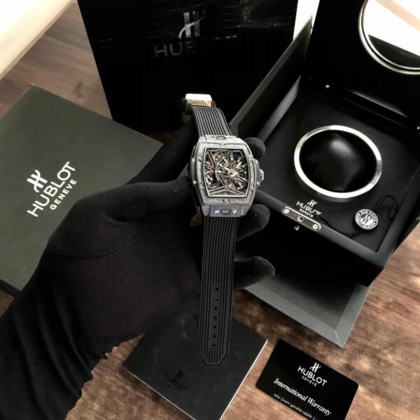 Hublot Spirit of Big Bang Tourbillon Carbon Black 42mm Swiss Automatic Mens Watch - Image 10