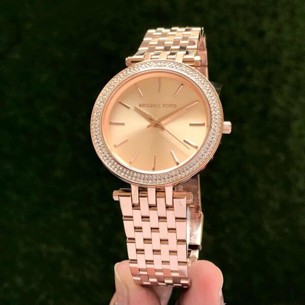 Michael Kors MK3192 Rose Gold Analog Stainless Steel Women's Watch - Image 3