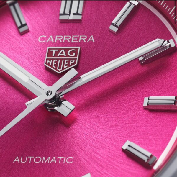 Tag Heuer Grand Carrera Stainless Steel Pink Dial Automatic Watch For Women’s - Image 7