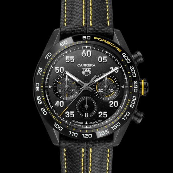 TAG Heuer Carrera X Porsche Yellow Racing Premium Men’s Watch - Image 3