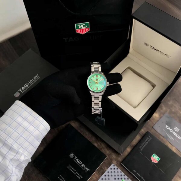 Tag Heuer Grand Carrera Green Dial Japanese Automatic Women’s Watch - Image 9