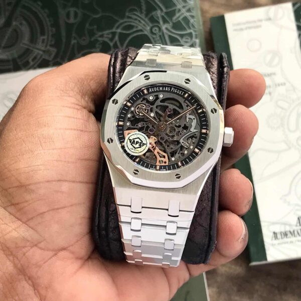 Audemars Piguet Royal Oak Double Balance Wheel Openworked Swiss ETA Machinery - Image 3