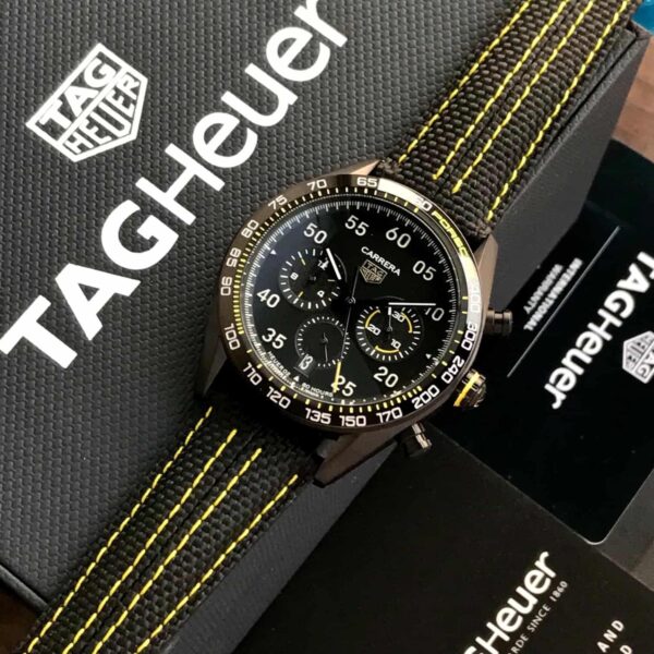 TAG Heuer Carrera X Porsche Yellow Racing Premium Men’s Watch - Image 4