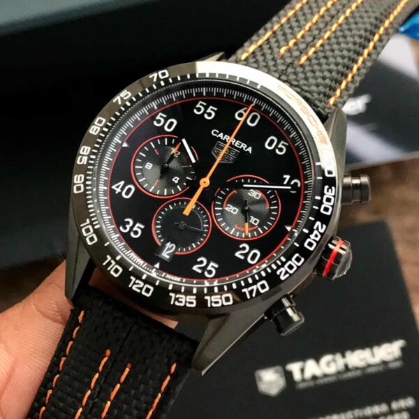 TAG Heuer Carrera X Porsche Orange Racing Premium Men’s Watch - Image 7