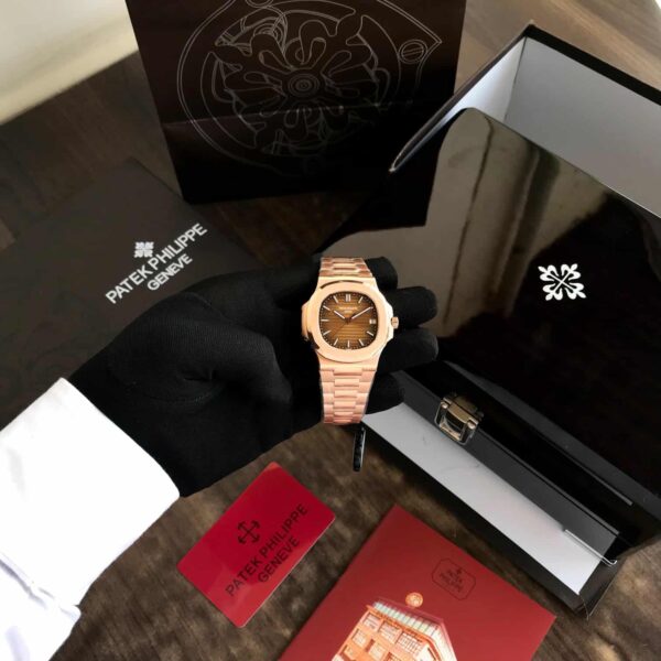 Patek Philippe Nautilus 5711/1R Rosegold 1:1 Swiss ETA Movement - Image 10