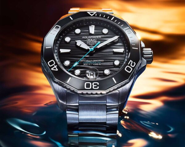 TAG Heuer Aquaracer Professional 300 Date Black Dial Automatic Men’s Watch - Image 3