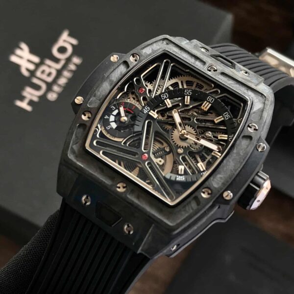 Hublot Spirit of Big Bang Tourbillon Carbon Black 42mm Swiss Automatic Mens Watch - Image 6