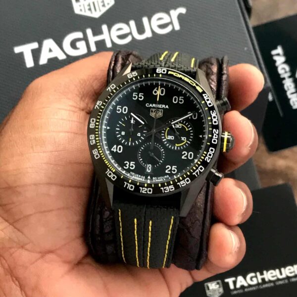 TAG Heuer Carrera X Porsche Yellow Racing Premium Men’s Watch