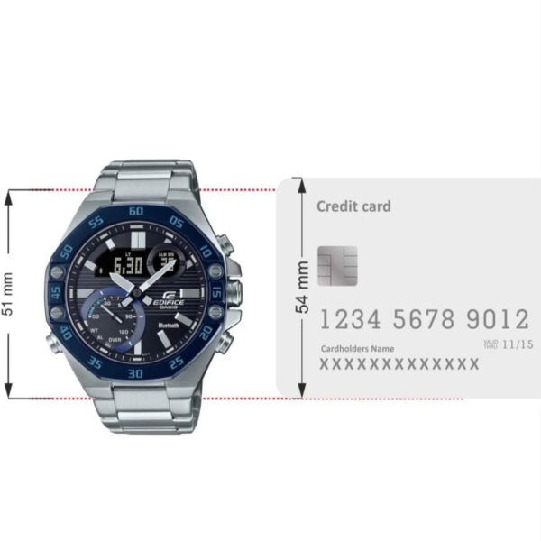 Casio Edifice ED524 Analog Digital Japanese Quality Mens Watch - Image 3