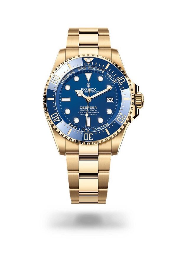 Rolex Deepsea Premiums 43 Gold Blue Dial Automatic Mens Watch - Image 2