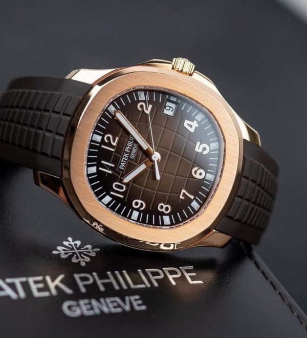 Patek Philippe Aquanaut 5167R Rosegold Brown Dial Swiss ETA Automatic Mens Watch - Image 5