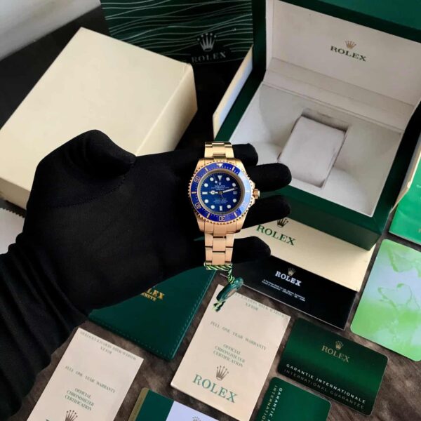 Rolex Deepsea Premiums 43 Gold Blue Dial Automatic Mens Watch - Image 9