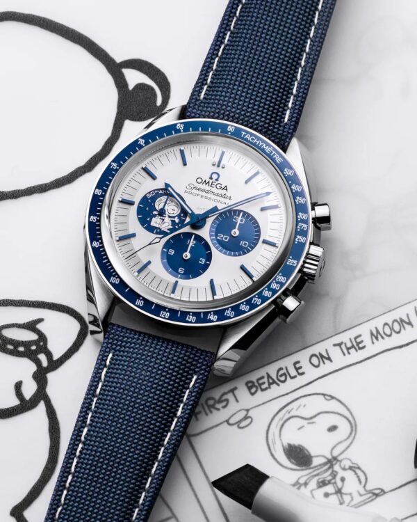 Omega Seamster Silver Snoopy Award 50 Anniversary Limited Swiss ETA Automatic Mens Watch - Image 9