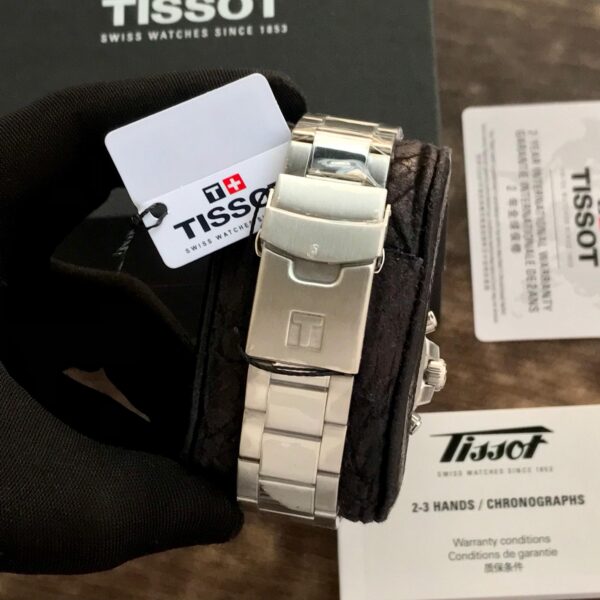 Tissot Seastar 1000 Chronograph’s Silver Black Dial Authentic Quality Men’s Watch - Image 6