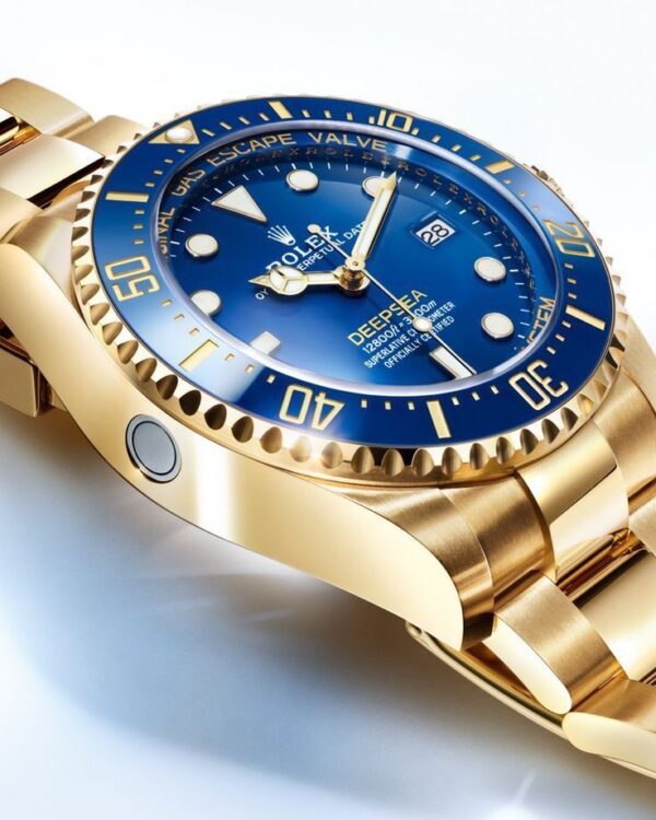 Rolex Deepsea Premiums 43 Gold Blue Dial Automatic Mens Watch - Image 5