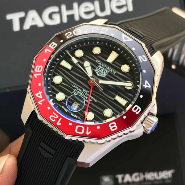 Tag Heuer Aquaracer GMT Japanese Automatic Machinery Men’s Watch - Image 3