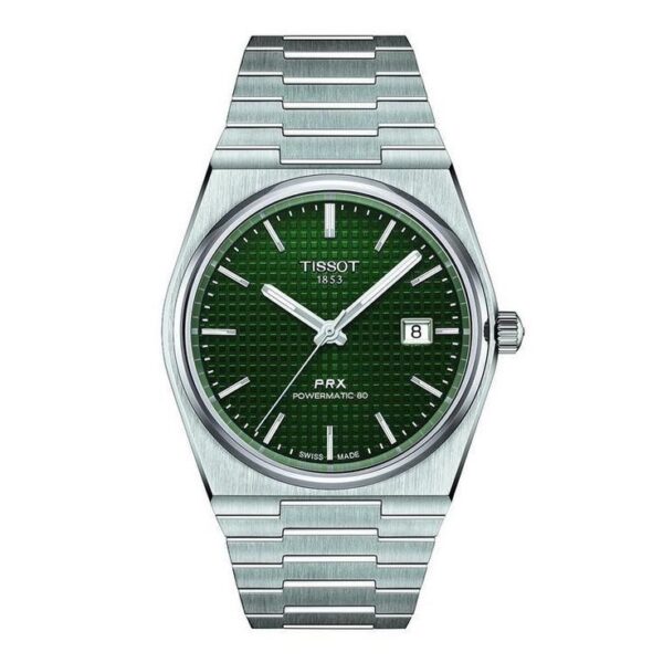 Tissot PRX Poweromatic Green Dial 100% Authentic Automatic Men’s Watch - Image 2