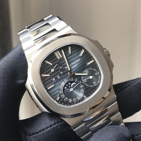 Patek Philippe Nautilus Moon Phase 5712 Swiss ETA Automatic Mens Watch - Image 8