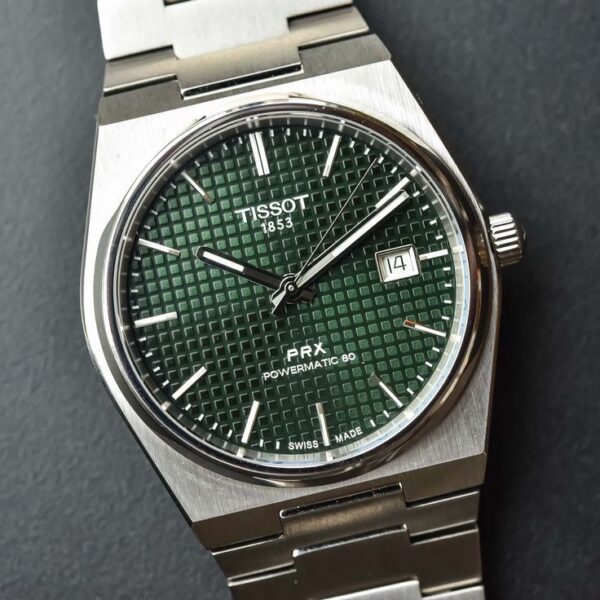 Tissot PRX Poweromatic Green Dial 100% Authentic Automatic Men’s Watch - Image 5