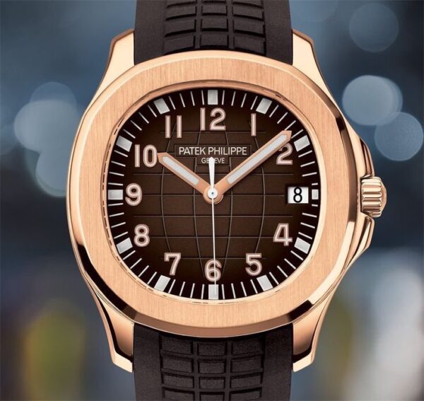 Patek Philippe Aquanaut 5167R Rosegold Brown Dial Swiss ETA Automatic Mens Watch - Image 2