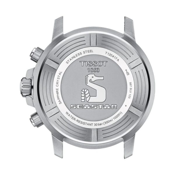 Tissot Seastar 1000 Chronograph’s Silver Black Dial Authentic Quality Men’s Watch - Image 8