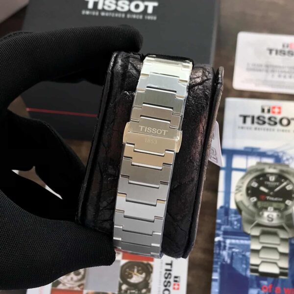 Tissot Poweromatic PRX 100% Authentic Silver Black Dial Automatic Mens Watch - Image 8