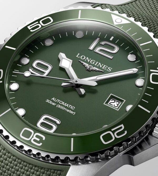 Longines HydroConquest Automatic Green Dial Mens Watch - Image 6