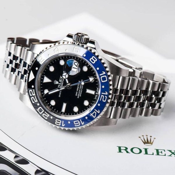 Rolex GMT Master || Batman Edition Swiss ETA Mens Watch - Image 3