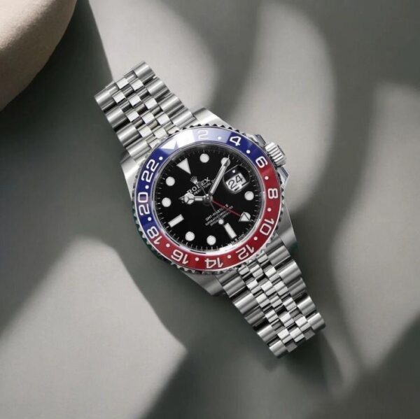 Rolex GMT Master || Pepsi Edition Swiss ETA Automatic Mens Watch - Image 4