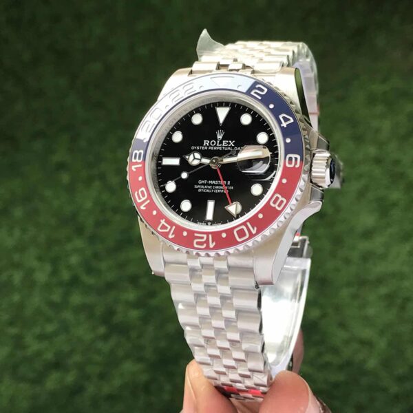 Rolex GMT Master || Pepsi Edition Swiss ETA Automatic Mens Watch - Image 3