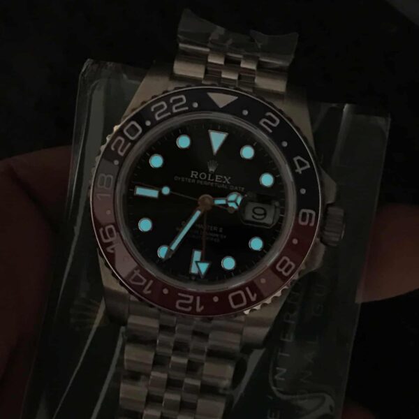 Rolex GMT Master || Pepsi Edition Swiss ETA Automatic Mens Watch - Image 12