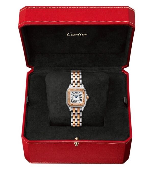 Cartier Panthere De Cartier Tow Tone Rosegold Premium Women’s Watch - Image 8