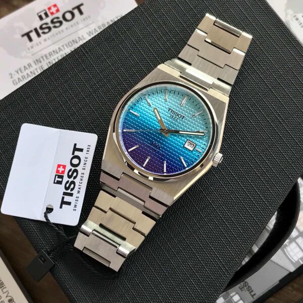 Tissot PRX Japanese Premium Japanese Quartz Blue Dial Mens Watch - Image 5