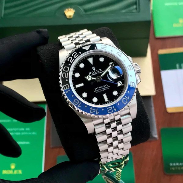 Rolex GMT Master || Batman Edition Swiss ETA Mens Watch