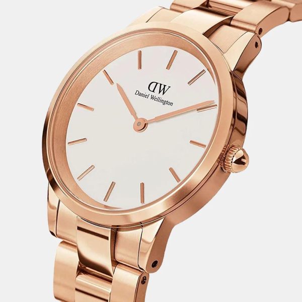 Daniel Wellington Iconic White Analog Stainless Steel Women's Watch - Image 4