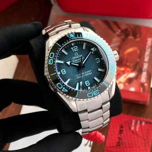 Omega Seamster Planet Ocean Ultra Deep Summer Blue Automatic Mens Watch