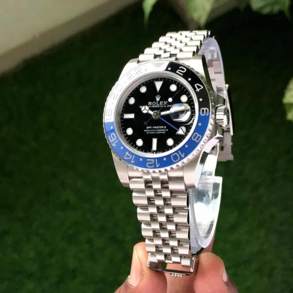 Rolex GMT Master || Batman Edition Swiss ETA Mens Watch - Image 4