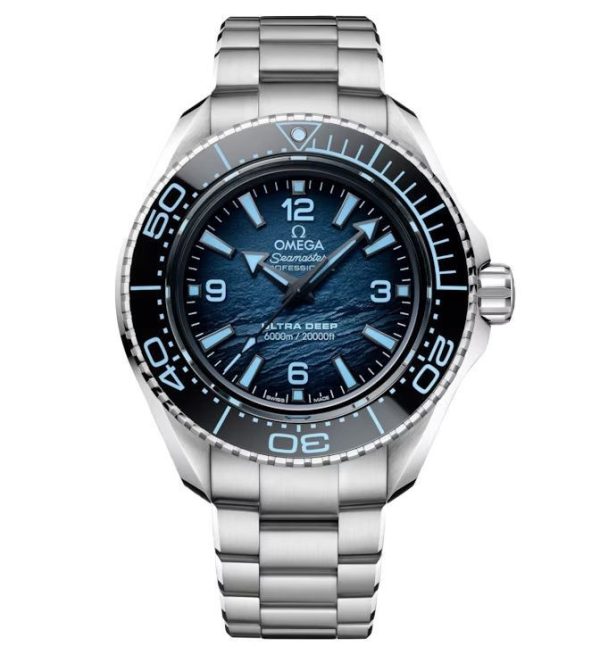 Omega Seamster Planet Ocean Ultra Deep Summer Blue Automatic Mens Watch - Image 3