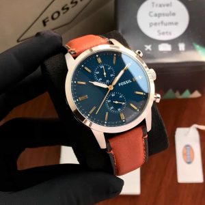 Fossil FS5279 Townsman Chronograph Luggage Leather Mens Watch